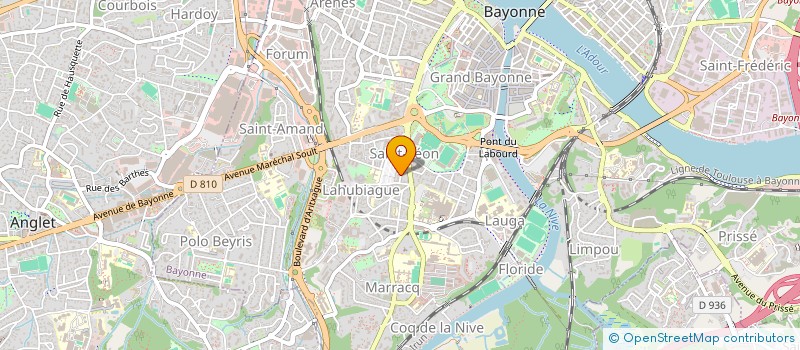 localisation de l'entreprise BOUCHERIT POIRIER à BAYONNE