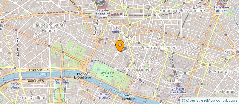 localisation de l'entreprise BOUCHERON PARFUMS SAS à PARIS