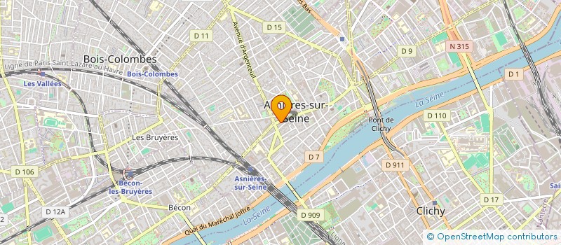 localisation de l'entreprise BOUCHERY B ET POTELIN M à ASNIERES-SUR-SEINE