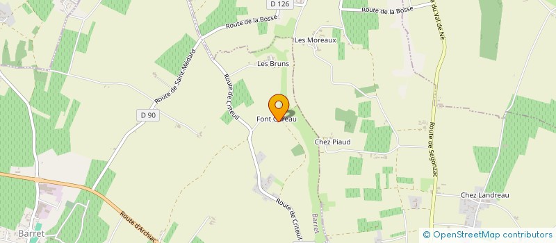 localisation de l'entreprise BOUCHET à BARRET