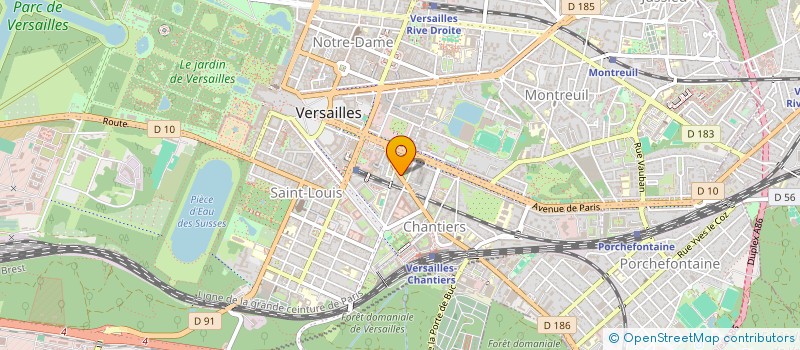 localisation de l'entreprise BOUCHET AGNES à VERSAILLES