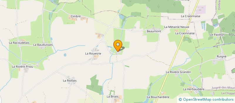 localisation de l'entreprise BOUCHET-BREHIER à LA CHAPELLE-GLAIN