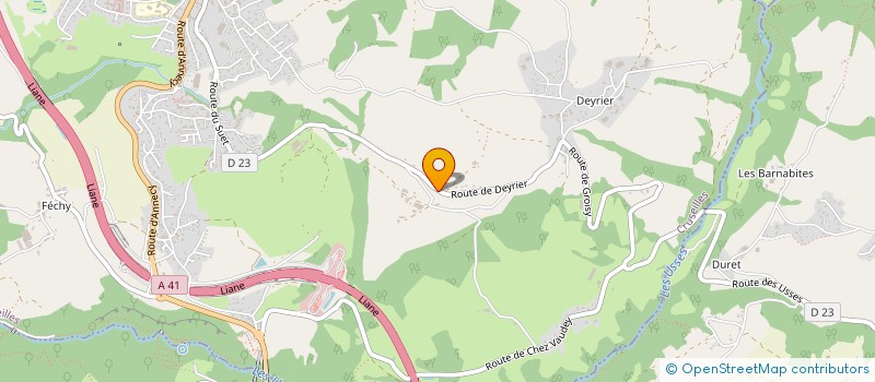 localisation de l'entreprise BOUCHET BTP  CRUSEILLES