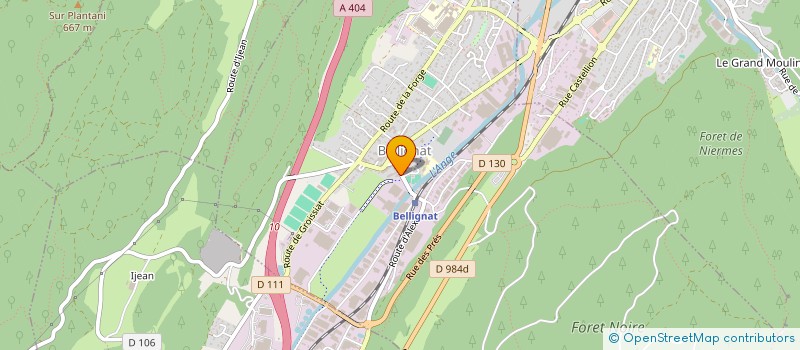 localisation de l'entreprise BOUCHET DEVELOPPEMENT à BELLIGNAT