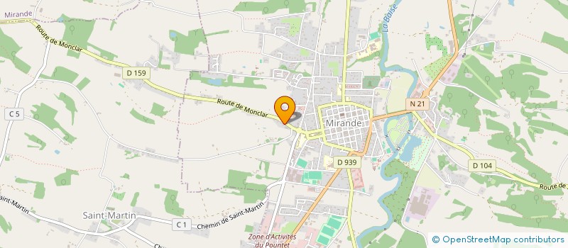 localisation de l'entreprise BOUCHET DUTREY  SAINT-MARTIN