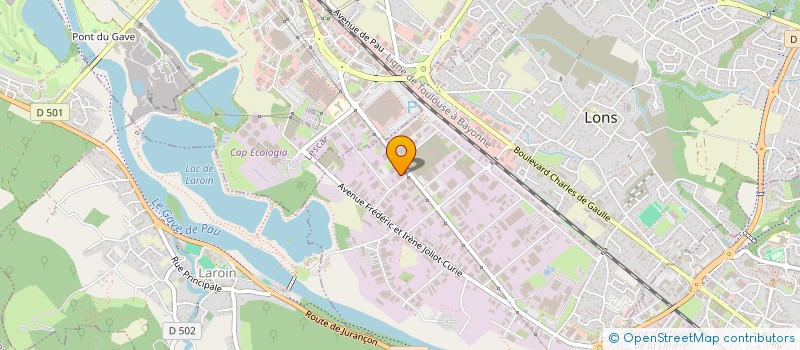 localisation de l'entreprise BOUCHET ET VESCHAMBRE  LONS