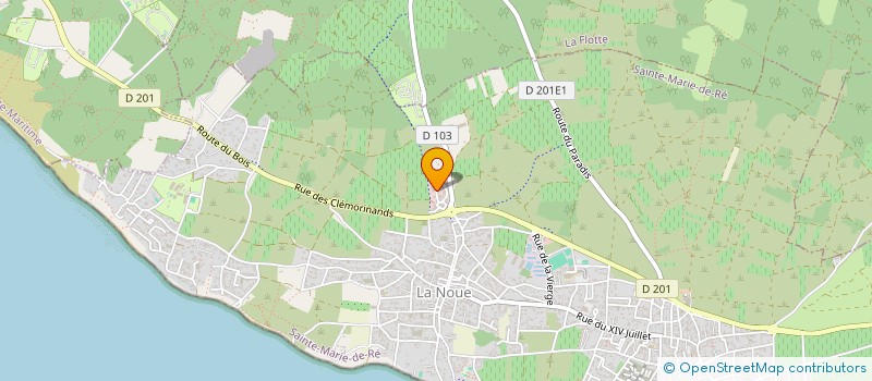 localisation de l'entreprise BOUCHET FRERES MENUISERIE  SAINTE-MARIE-DE-RE