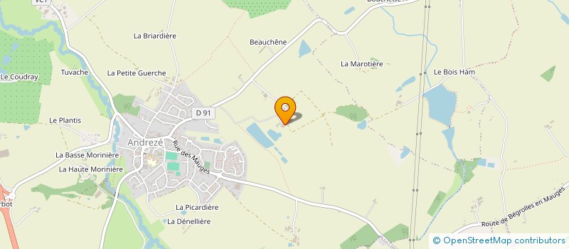 localisation de l'entreprise BOUCHET PERE ET FILS à BEAUPREAU-EN-MAUGES
