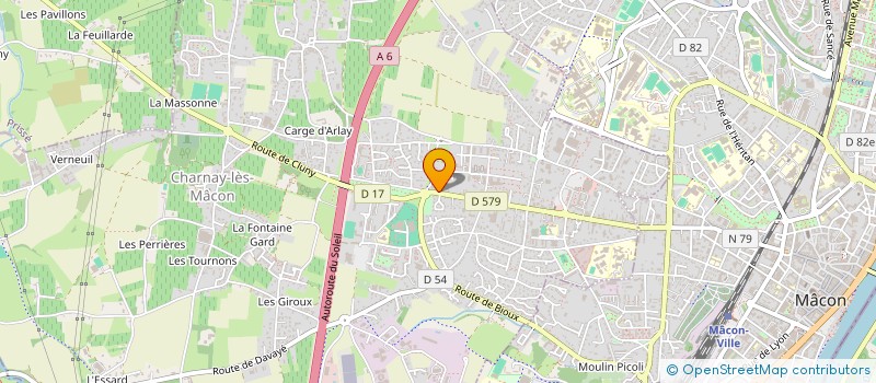 localisation de l'entreprise BOUCHET-SARRAT à CHARNAY-LES-MACON