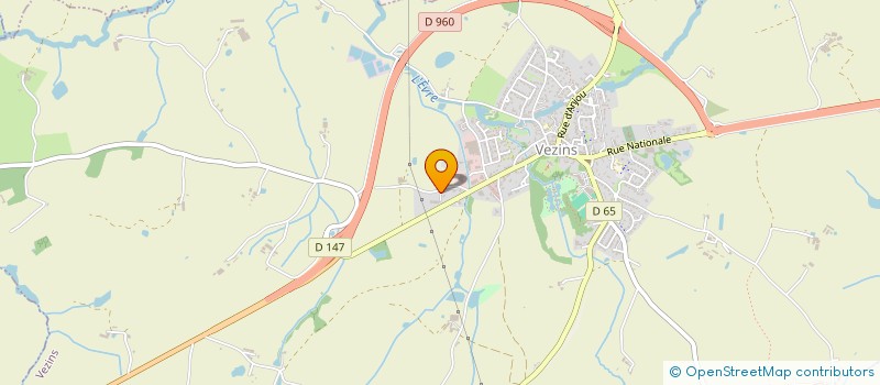 localisation de l'entreprise BOUCHET VALORISATION  VEZINS