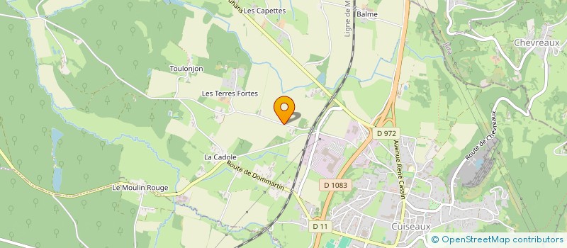 localisation de l'entreprise BOUCHET WILLIAM  CUISEAUX