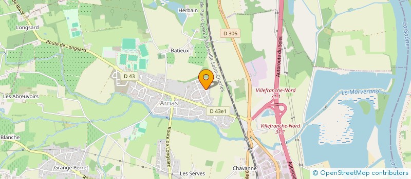 localisation de l'entreprise BOUCHEZ  ARNAS