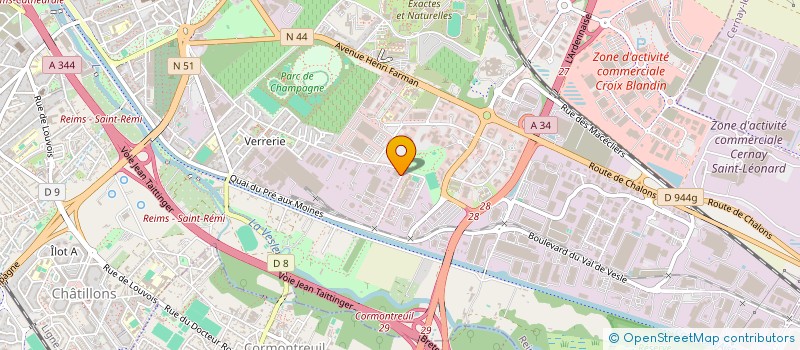 localisation de l'entreprise BOUCHEZ CHAMPAGNE ARDENNE  REIMS