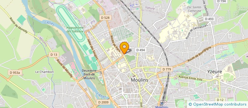 localisation de l'entreprise BOUCHEZ IMMO à MOULINS