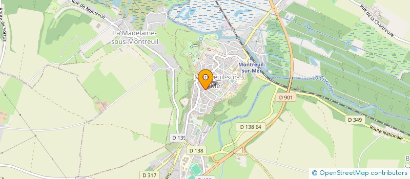 localisation de l'entreprise BOUCHON  MONTREUIL-SUR-MER