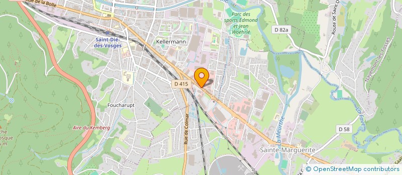 localisation de l'entreprise BOUCHON CORPORATE  SAINT-DIE-DES-VOSGES