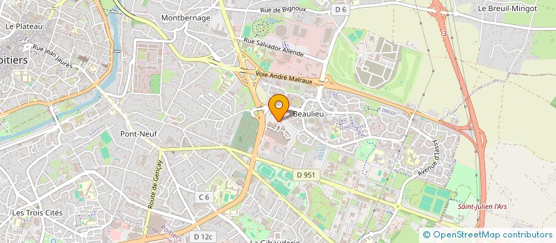 localisation de l'entreprise BOUCHON DOR à POITIERS