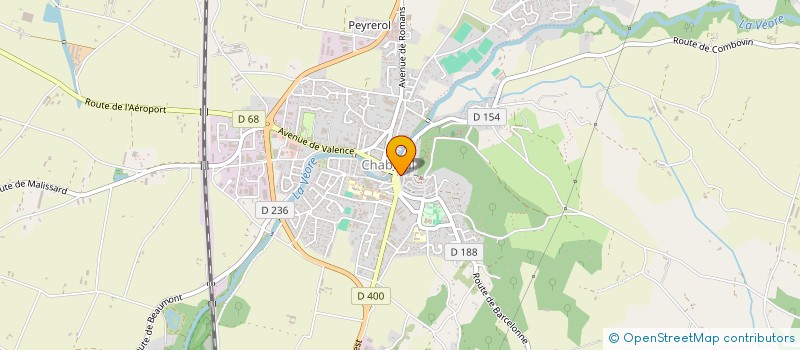 localisation de l'entreprise BOUCHON DROMOIS à CHABEUIL