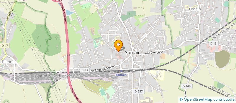 localisation de l'entreprise BOUCHONNERIE CAPSULERIE USINES J REMY à SOMAIN