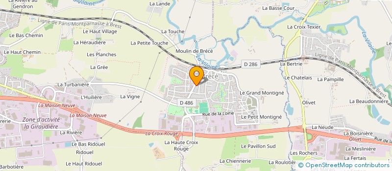 localisation de l'entreprise BOUCHONS BRECEENS  BRECE