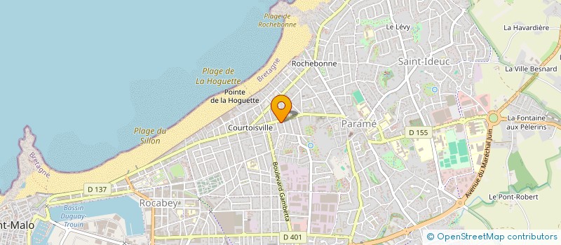 localisation de l'entreprise BOUCHONS DE LA COTE D'EMERAUDE  SAINT-MALO