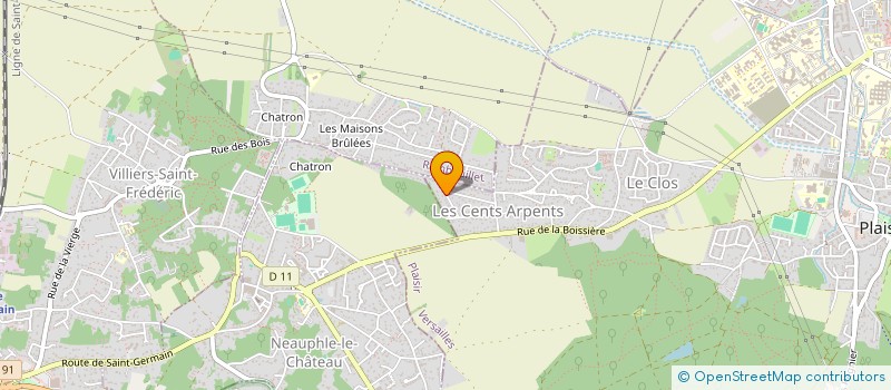 localisation de l'entreprise BOUCHONS FRANCILIENS à PLAISIR