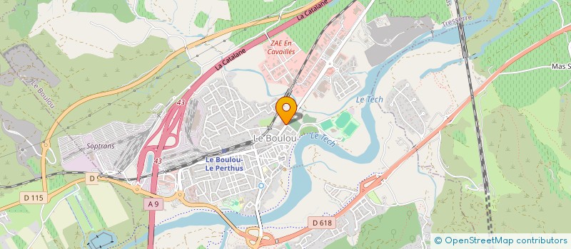 localisation de l'entreprise BOUCHONS TRESCASES S A  LE BOULOU