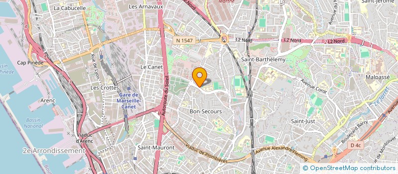 localisation de l'entreprise BOUCHRA RENOV à MARSEILLE 14