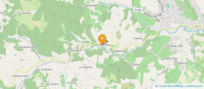 localisation de l'entreprise BOUCHUT IMMO  RONTALON