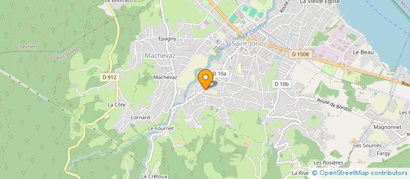 localisation de l'entreprise BOUCI  SAINT-JORIOZ