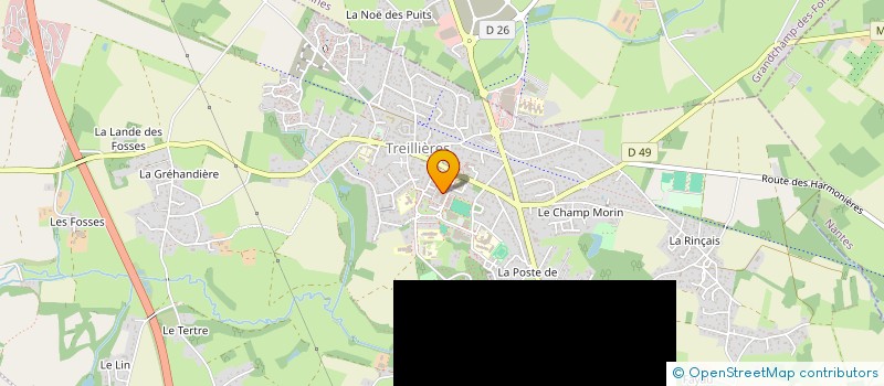 localisation de l'entreprise BOUCICAUD BERNAD INDIVISION  TREILLIERES