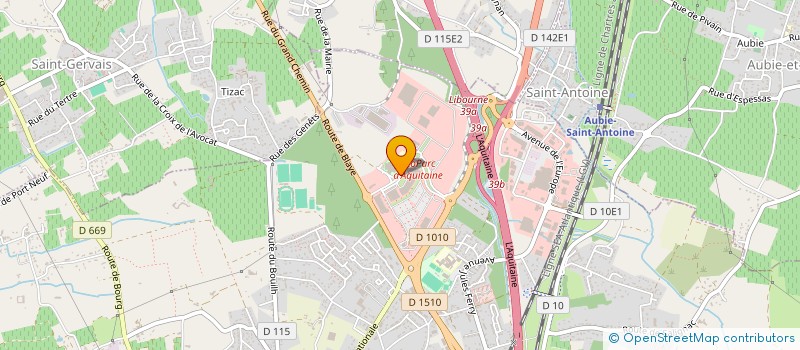 localisation de l'entreprise BOUCICAUT DISTRIBUTION à SAINT-ANDRE-DE-CUBZAC