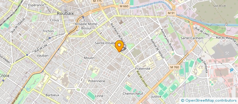 localisation de l'entreprise BOUCLE D'OR à ROUBAIX