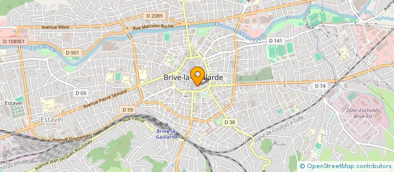 localisation de l'entreprise BOUCLE D'OR  BRIVE-LA-GAILLARDE