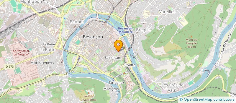 localisation de l'entreprise BOUCLE D'OR à BESANCON
