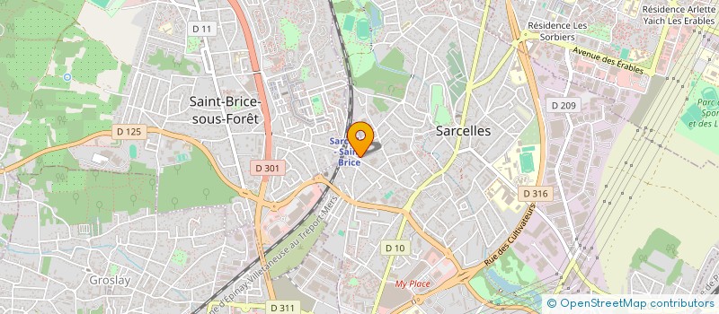 localisation de l'entreprise BOUCLE D'OR  SARCELLES