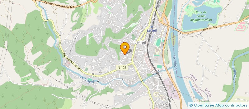 localisation de l'entreprise BOUCLE D'OR  LE TEIL