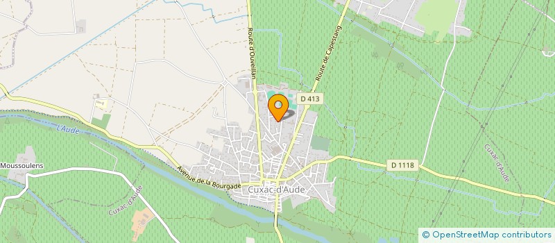 localisation de l'entreprise BOUCLE D'OR  CUXAC-D'AUDE