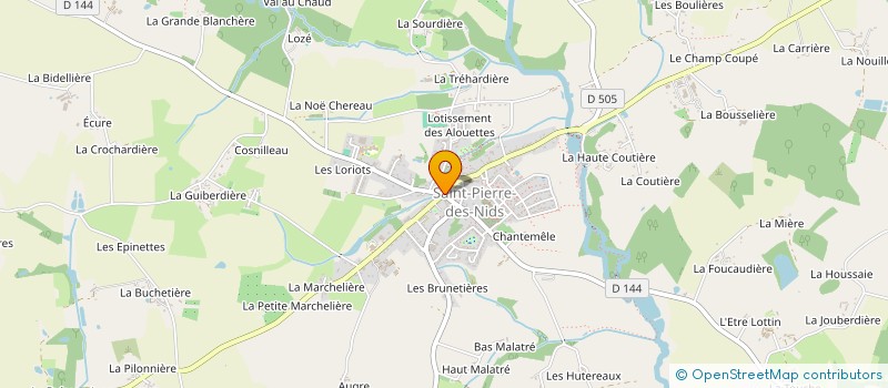 localisation de l'entreprise BOUCLE INDIGO  SAINT-PIERRE-DES-NIDS