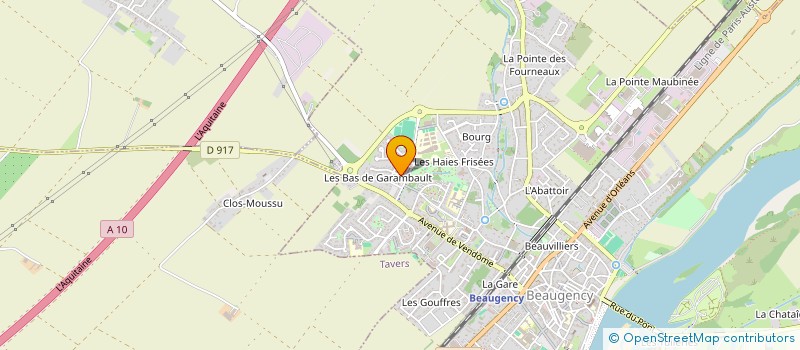 localisation de l'entreprise BOUCLE MUSIC à BEAUGENCY
