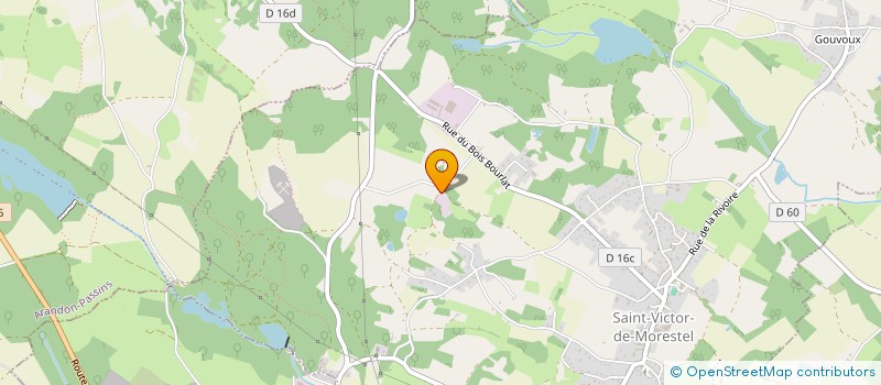 localisation de l'entreprise BOUCLES & VOUS  SAINT-VICTOR-DE-MORESTEL