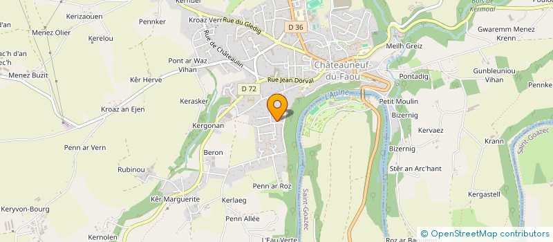 localisation de l'entreprise BOUCLETTES ET BARBICHETTES  CHATEAUNEUF-DU-FAOU