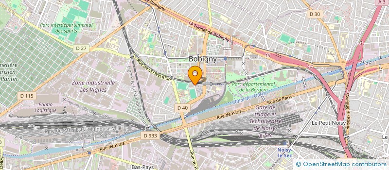 localisation de l'entreprise BOUCLIER ETUDIANT  BOBIGNY