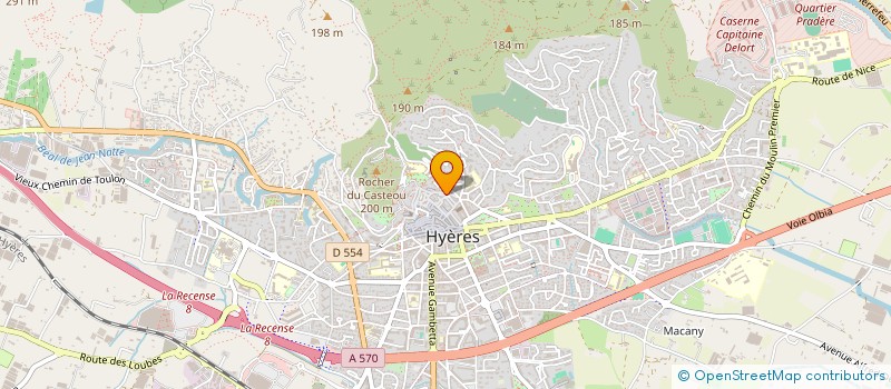 localisation de l'entreprise BOUCLY BERNARD INDIVISION  HYERES