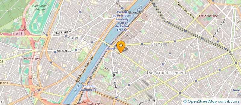 localisation de l'entreprise BOUCON GILBERTE-CASSIER BERNARD  PARIS