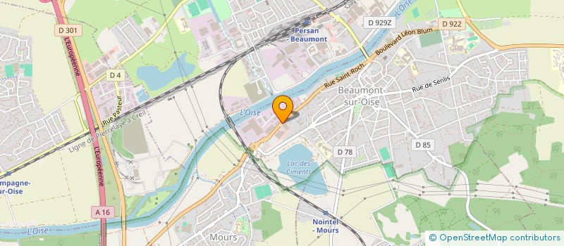 localisation de l'entreprise BOUCTON DEMOLITION TERRASSEMENT DESAMIANTAGE  BEAUMONT-SUR-OISE