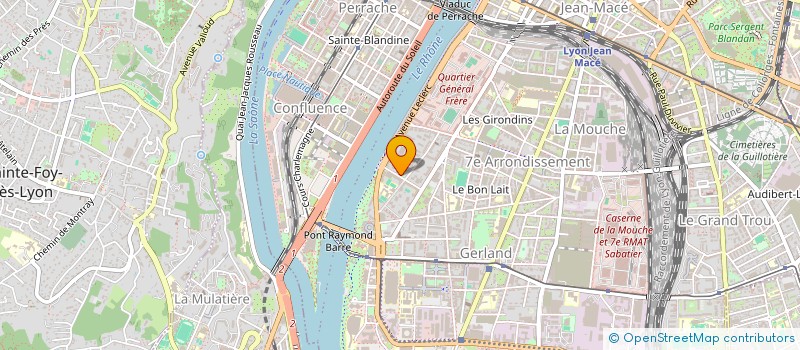 localisation de l'entreprise BOUD'MIMOSAS  LYON 7EME