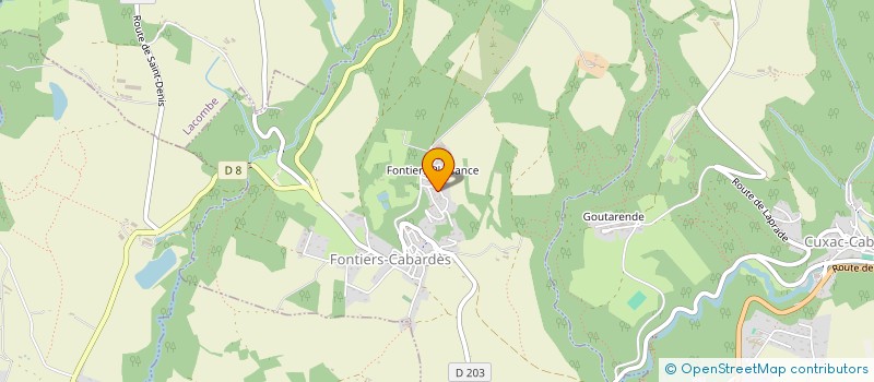 localisation de l'entreprise BOUDA  FONTIERS-CABARDES