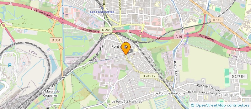 localisation de l'entreprise BOUDA  CALAIS