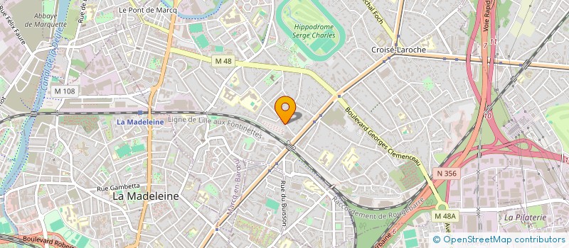 localisation de l'entreprise BOUDA à MARCQ-EN-BARŒUL